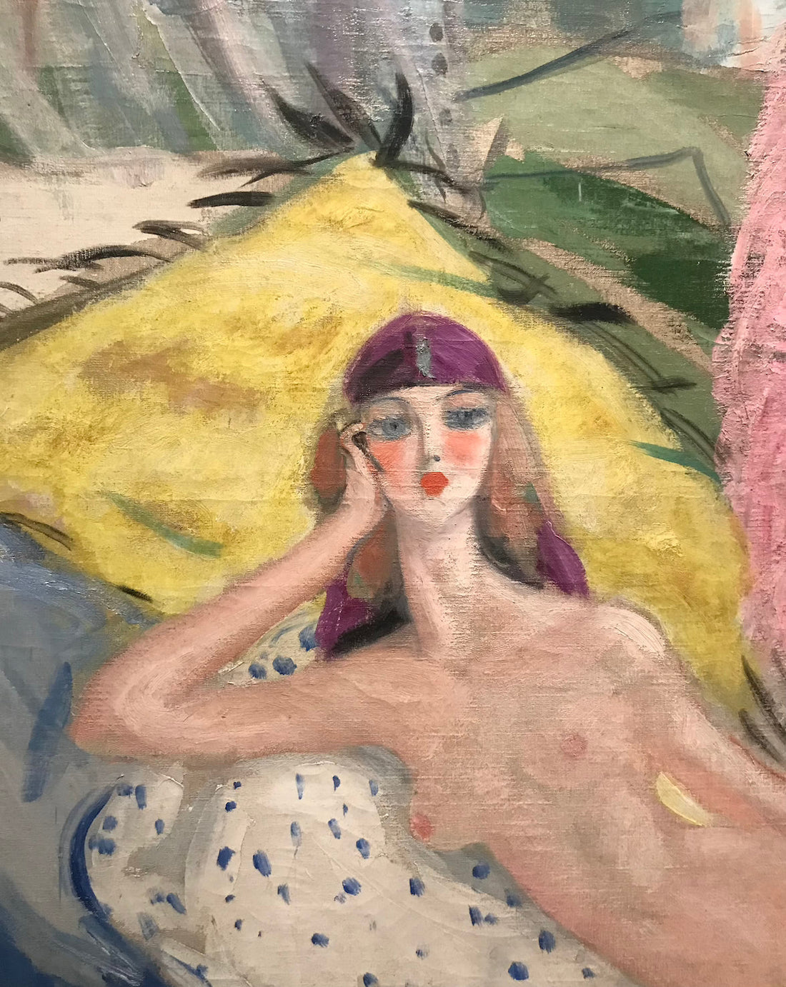 Matisse, femme, et turbans
